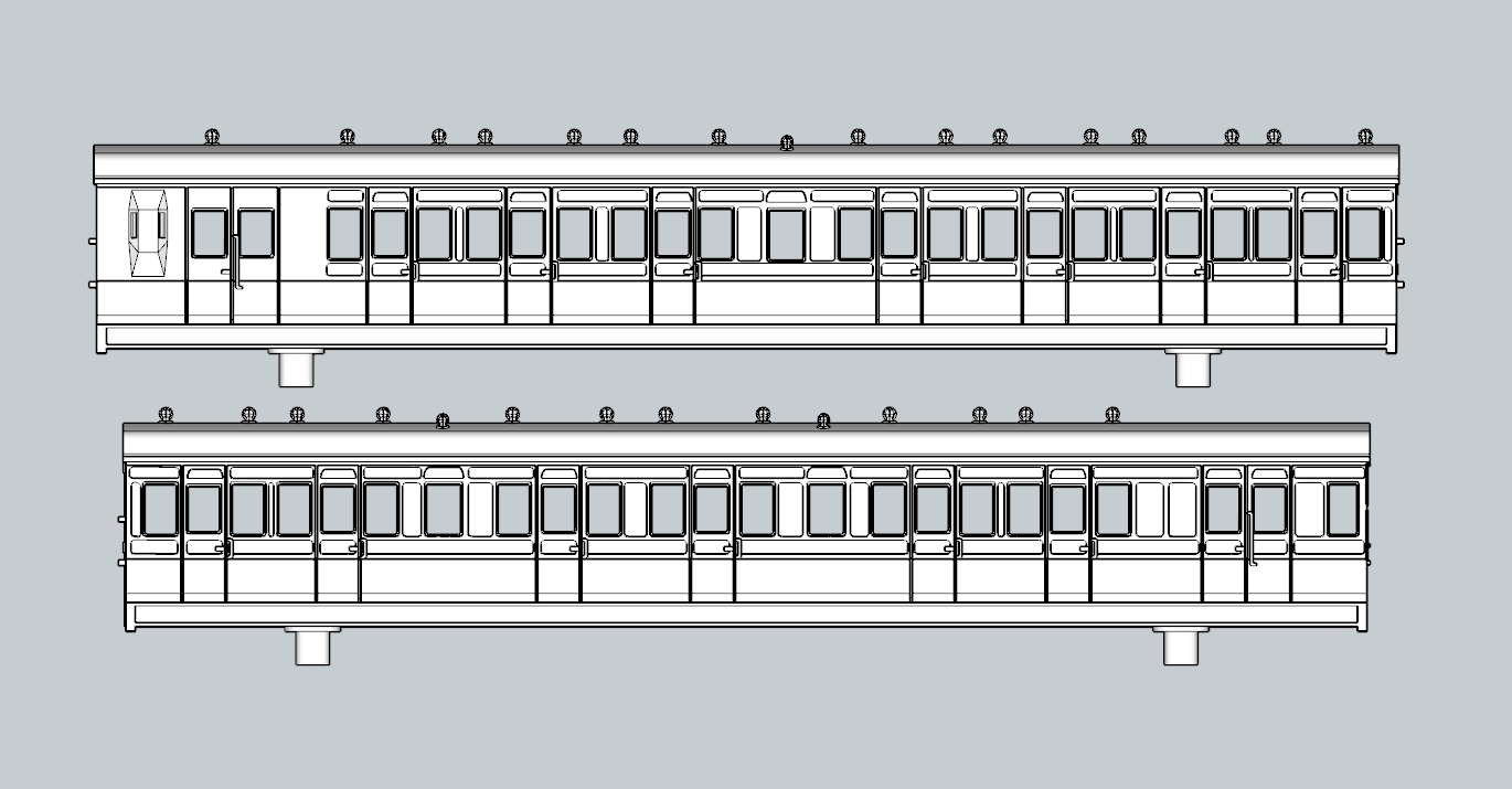 (image for) LSWR Non-Corridor Push-Pull Coach Bundle - Set 6